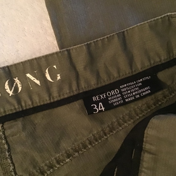 Billabong slim khaki pants 34 (nwot) - Picture 6 of 6